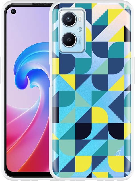 Oppo A Hoesje Modern Blauw Designed By Cazy Bol