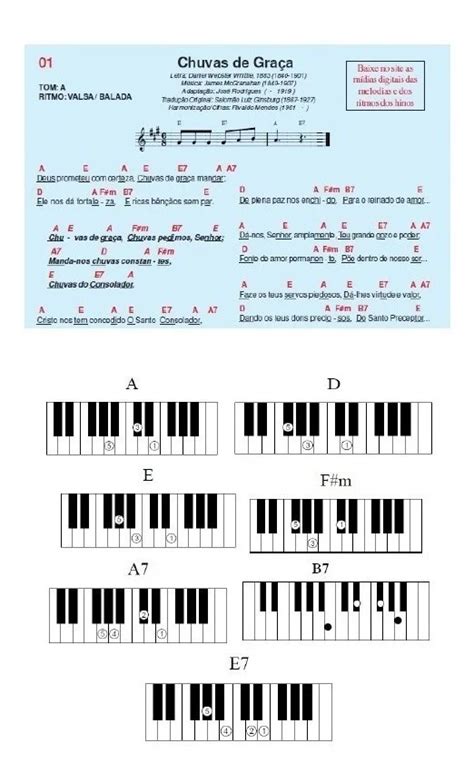 Hinos Harpa Crist Cifrada Teclado Piano Em Pdf Cifra Dmk Studio