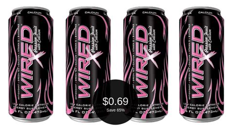 Wired Energy Drink Coupon = $0.69 (Save 65%) - Super Safeway