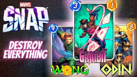 The FUNNIEST Deck EVER Wong And Gambit Marvel Snap Deck Breakdown