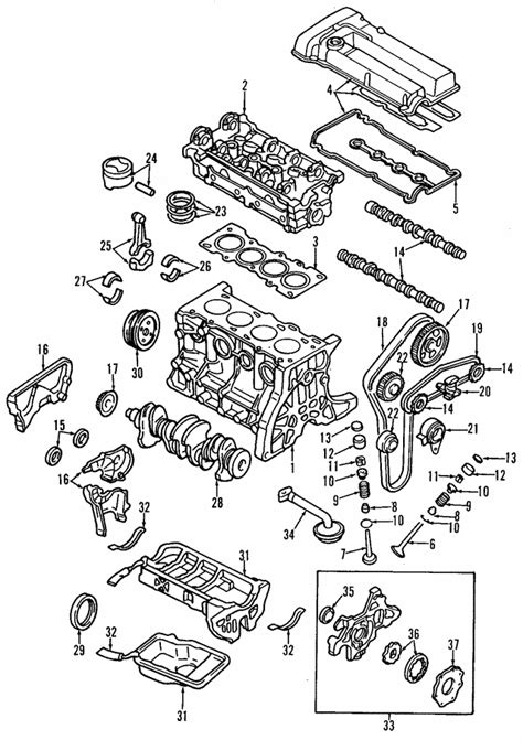 1995 1998 Mazda Protege Head Gasket Z501 10 271 Mazda Parts