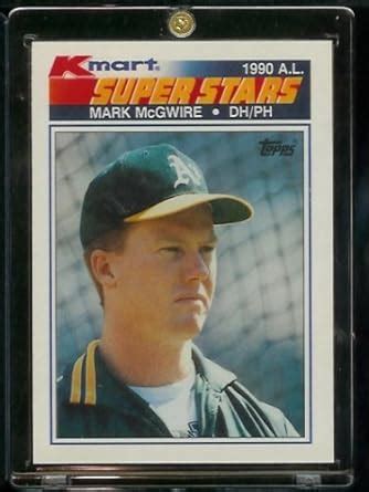 Topps Kmart Superstars Glossy Baseball Card Of Mark Mcgwire