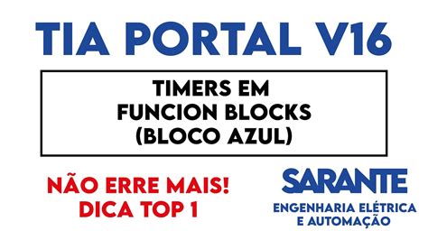 Não erre mais ao usar timers TON TOF TP TONR em function blocks