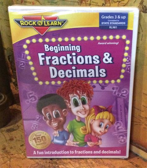 Beginning Fractions Decimals DVD By Rock N Learn 725696898129 EBay