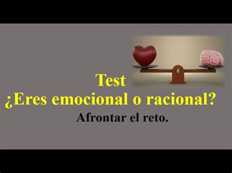 Test Eres Emocional O Racional YouTube