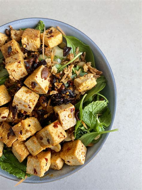 Vietnamesisk Salat Med Chili Og Tofu Mygreenkitchen