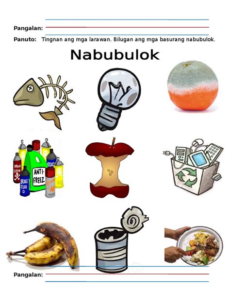 Di Nabubulok Na Basura Clip Art