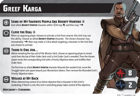 Star Wars Shatterpoint Greef Karga And Ig Rules Bring The Bounty