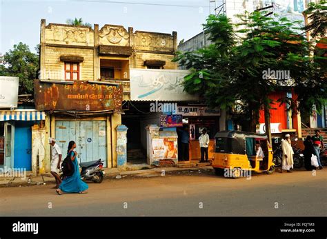 street scene, Pattukkottai, Tamil Nadu, India Stock Photo - Alamy