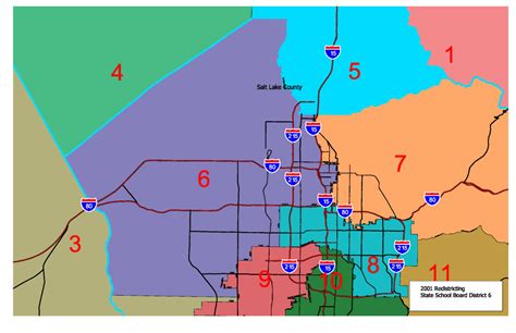 Salt Lake School District Map - Zip Code Map