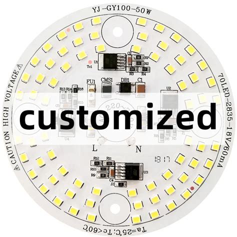 Factory Delivery 220v 50w 105 Lm W Driverless Ac Smd Aluminum Dob Led