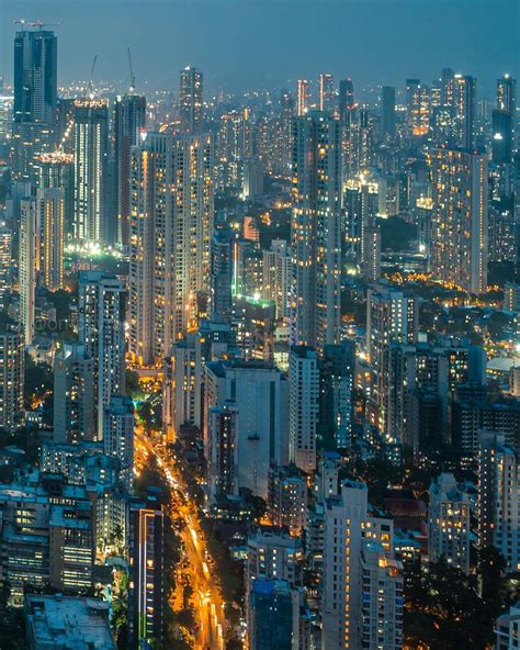 Mumbai Skyline At Night Rincredibleindia