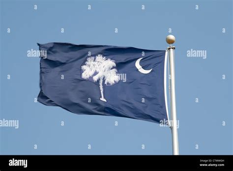 South Carolina State Flag Stock Photo - Alamy