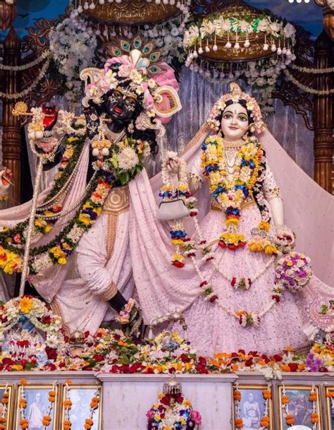 Radha krishna iskcon temple vrindavan bhakti lord krishna – Artofit