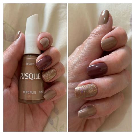 Ouro Nude Risque Nails Beauty