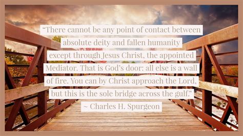 THE ONLY MEDIATOR BETWEEN GOD AND MAN - Charles H. Spurgeon