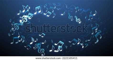 Music Notes Cartoon Vector Illustration Audio Stock Vector (Royalty ...