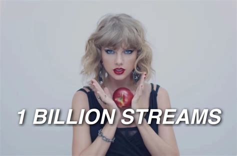 Blank Space” Becomes Taylors First Solo Song To Reach 1b Streams On