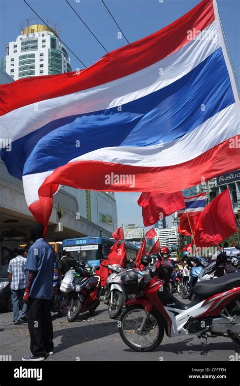 Thai National Flag Stock Photo Alamy