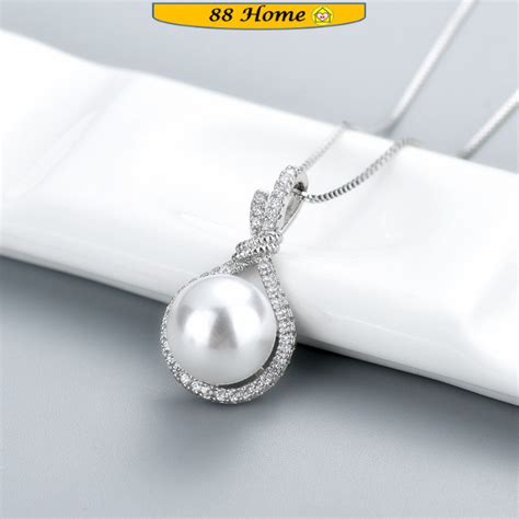 88Home Pendant Korean Version Inlaid Full Diamond Zircon Pearl