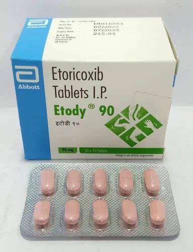 Etoricoxib Etody Tablet At Rs Stripe Arcoxia In Surat Id