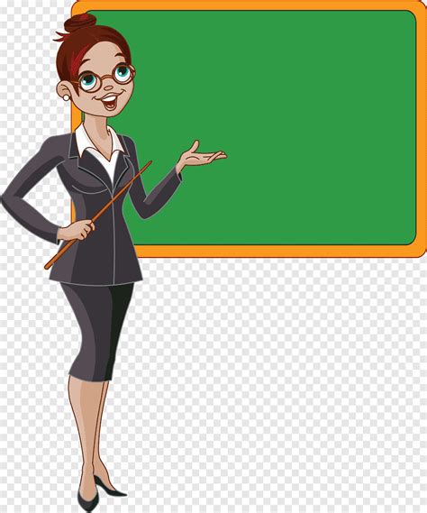 Cartoon Female Teacher