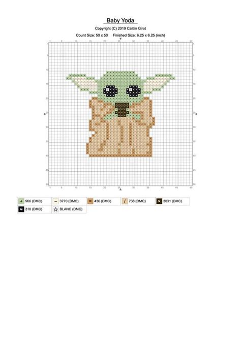 Baby Yoda Pixel Art Grid Easy We Hope You Enjoy Our Growing