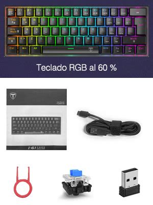 Sangkee Teclado Gaming En Espa Ol Mec Nico Teclado Port Til Rgb