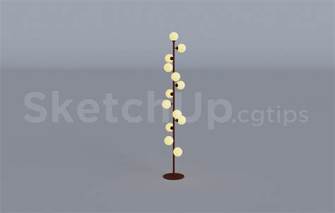 10103 Free Sketchup Floor Lamp Model Download