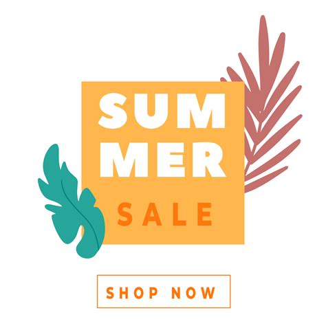 Vector summer sale banner design 6791711 Vector Art at Vecteezy