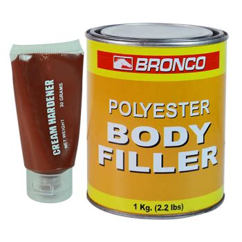 BRONCO POLYESTER BODY FILLER - Globe International Distributor Center, Inc