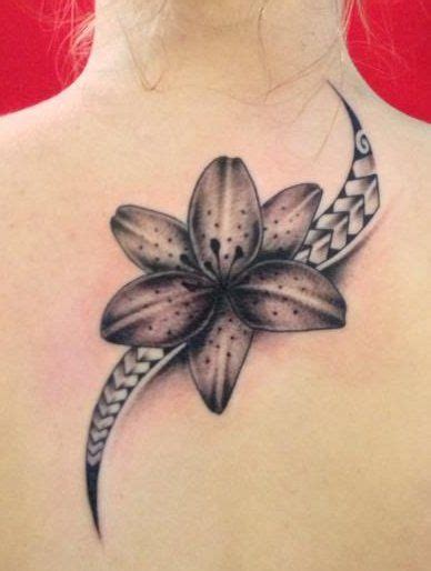 Image De Fleur Tatouage Fleur De Lotus Polynesien