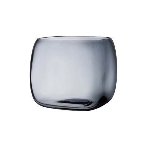 Nude Large Mono Box Vase Blue Design Quest