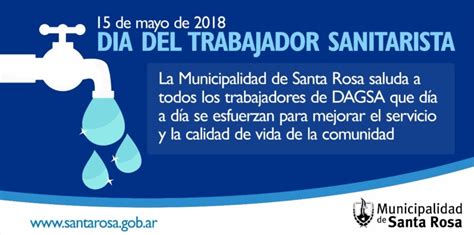 De Mayo D A Del Trabajador Sanitarista Municipalidad De Santa Rosa