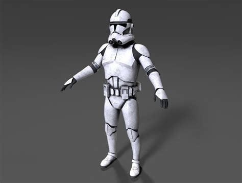 Clone Trooper Phase 2 Shiny free VR / AR / low-poly 3D model | CGTrader