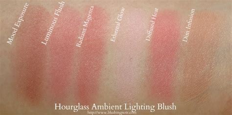 Hourglass Ambient Lighting Blush Review And Swatches Shelly Lighting