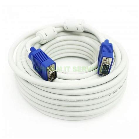 Buy 25 Mtr Vga Cable 15 Pin Male To Male Vga Cable For Monitortv