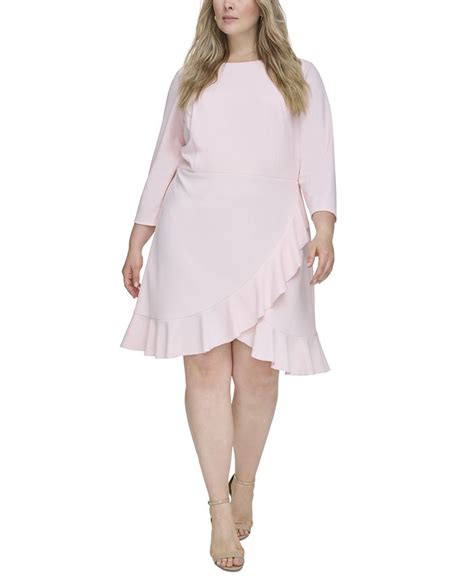 Tommy Hilfiger Plus Size Ruffled Shift Dress Macys