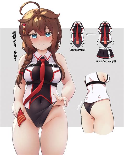 時雨艦これ 時雨改二 「インナー改三 」アーサー⚓🇬🇧のイラスト