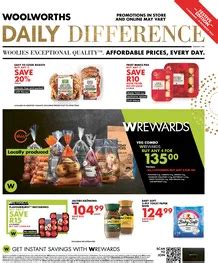 Woolworths Western Cape Eastern Cape Daily Difference December