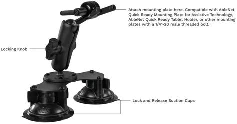 Ablecare Ablenet Cling Mounting Arm User Guide