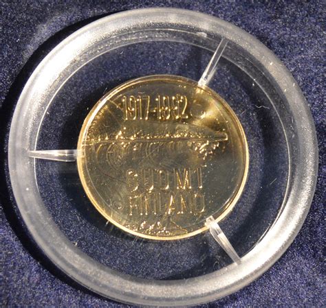 Finland 1992 1000 Markkaa 75th Anniversary Of Independence Finncoin