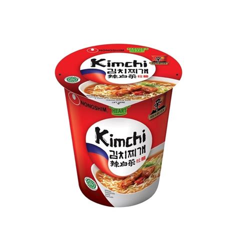 Varian Nongshim Kimchi Ramyun Cup Komposisi Tokopedia