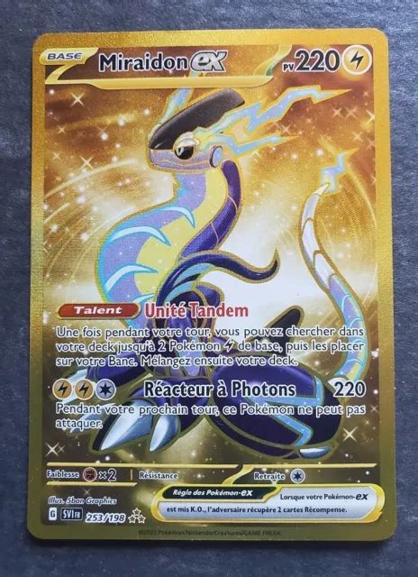 Carte Pokemon Miraidon Ex Carlate Et Violet Fr Nm Eur