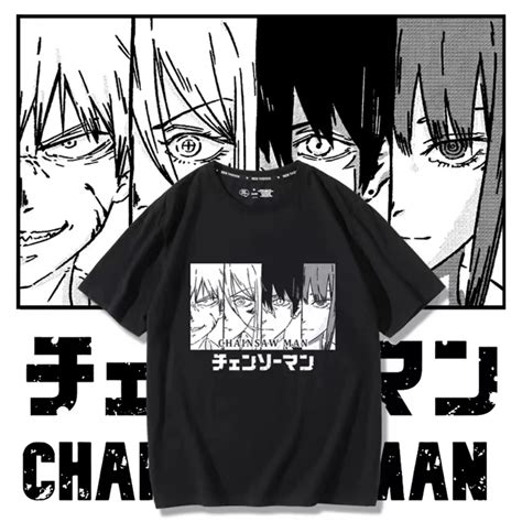 Chainsaw Man Retro T Shirt Chainsaw Man Merchandise