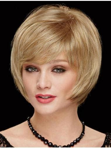 Wonderful Chin Length Straight Blonde Bobs New Design Wigscapless Wigs