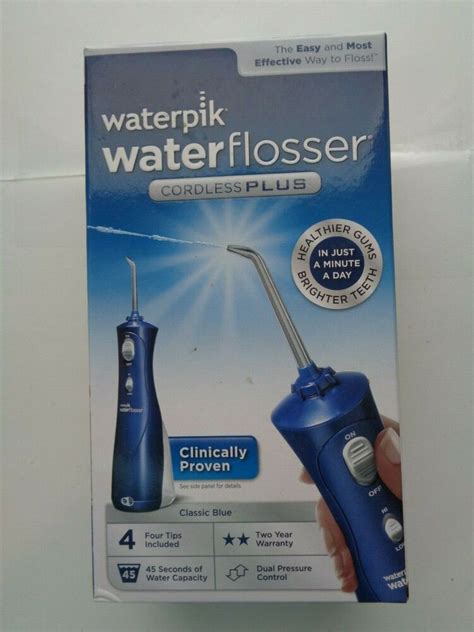 New Waterpik Waterflosser Cordless Plus Gum Cleaner Flosser Wp 463w Free Ship Waterpik