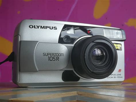 Boxed Olympus Superzoom 105r Point And Shoot Film Camera For Travel