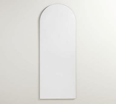 Rienne Frameless Arch Floor Mirror Pottery Barn