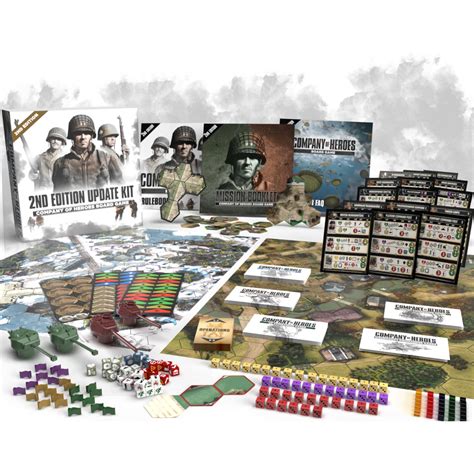 2nd Edition Company Of Heroes Board Game By Bad Crow Games 2nd